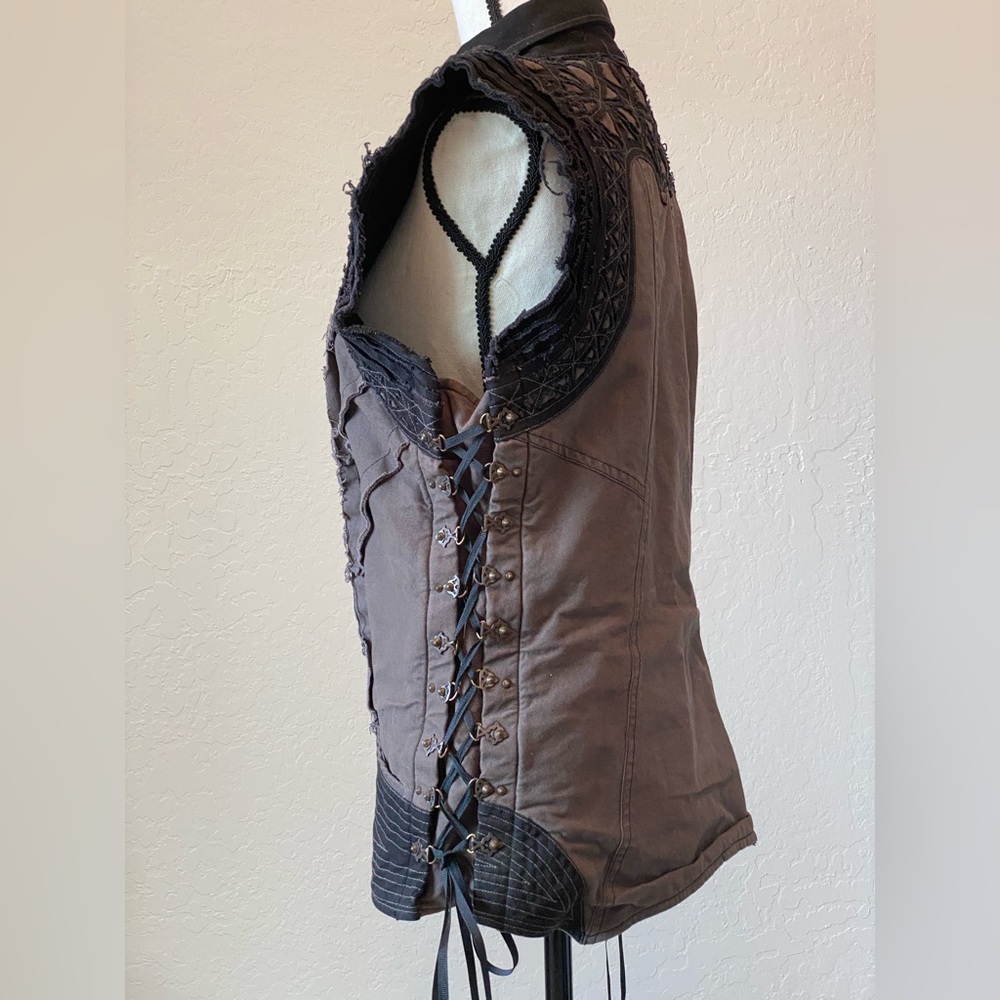 Phoenix Rising Artists unisex vest / festival Burning Man style - Picture 3 of 13